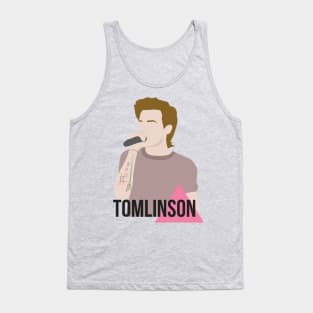 Louis Tomlinson Pink Triangle Tank Top